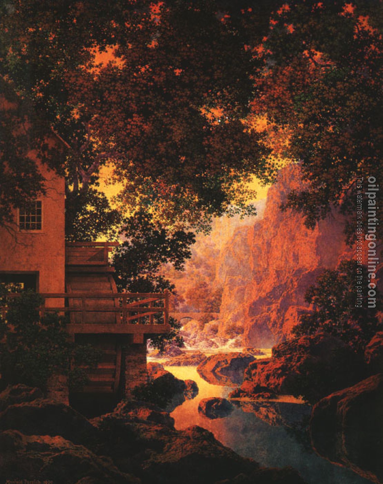 Parrish, Maxfield - The Old Glen Mill